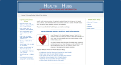 Desktop Screenshot of healthhubs.net